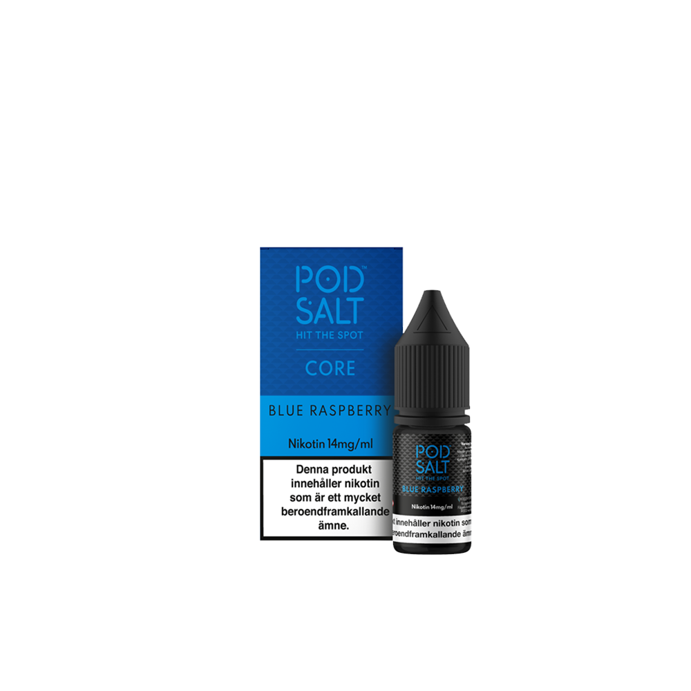 Pod Salt Core – Blue Raspberry – 10ml E-Juice – 14mg Saltnikotin