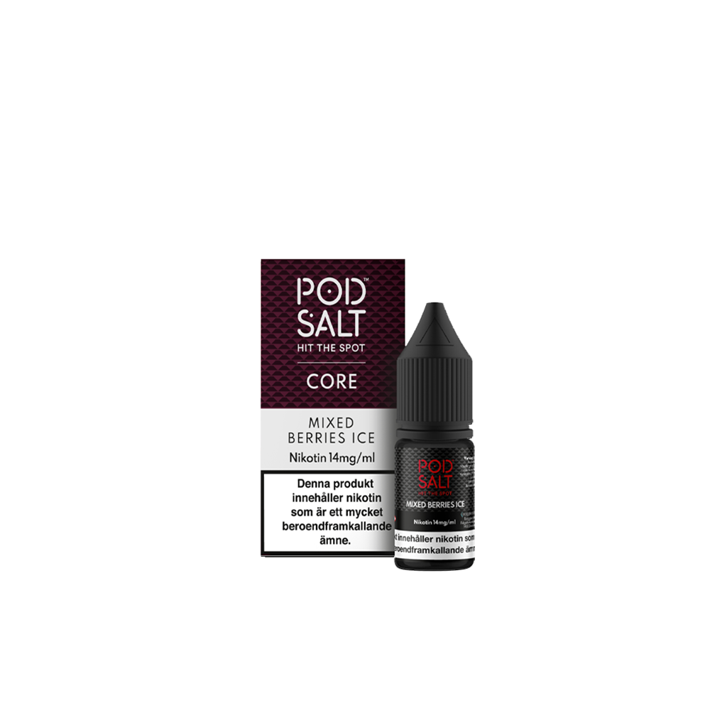 Pod Salt Core – Mixed Berries Ice – 10ml E-Juice – 14mg Saltnikotin