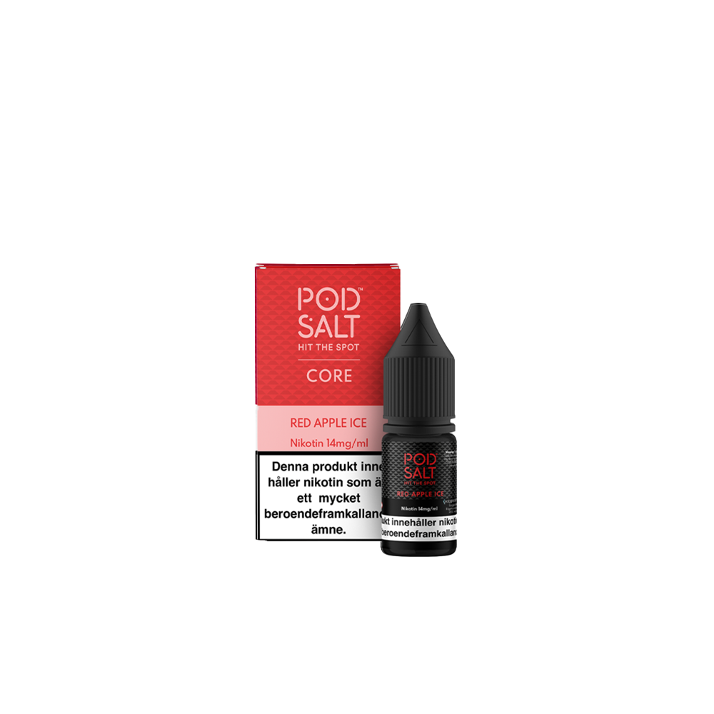 Pod Salt Core – Red Apple Ice – 10ml E-Juice – 14mg Saltnikotin